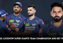 IPL 2025: Lucknow Super Giants Team Combination and Key Players LSG Team Combination and Key Players for IPL 2025