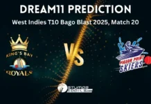 KBR vs PPS Dream11 Prediction for West Indies T10 Bago Blast 2025, Match 20 KBR vs PPS 20th Match Dream11 Prediction
