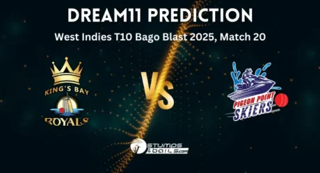KBR vs PPS Dream11 Prediction for West Indies T10 Bago Blast 2025, Match 20