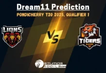 LIO vs TIG Dream11 Prediction: Pondicherry T20 2025 Qualifier 1 Details LIO vs TIG Qualifier 1 Dream11 Prediction