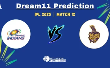 MI vs KKR Dream11 Prediction: Fantasy Cricket Tips and Top Picks for Match 12 of IPL 2025 MI vs KKR 12th Match Dream11 Prediction