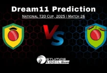 MUL vs FTA Dream11 Prediction for National T20 Cup 2025 Match 26 MUL vs FTA 26 Match Dream11 Prediction