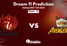 PMD vs CA Dream11 Prediction Kolkata NCC T20 2025 – Match 15 PMD vs CA Match 15 Dream11 Prediction