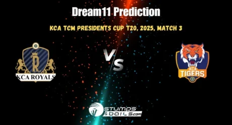 ROY vs TIG Dream11 Prediction for KCA TCM Presidents Cup T20, 2025, Match 3