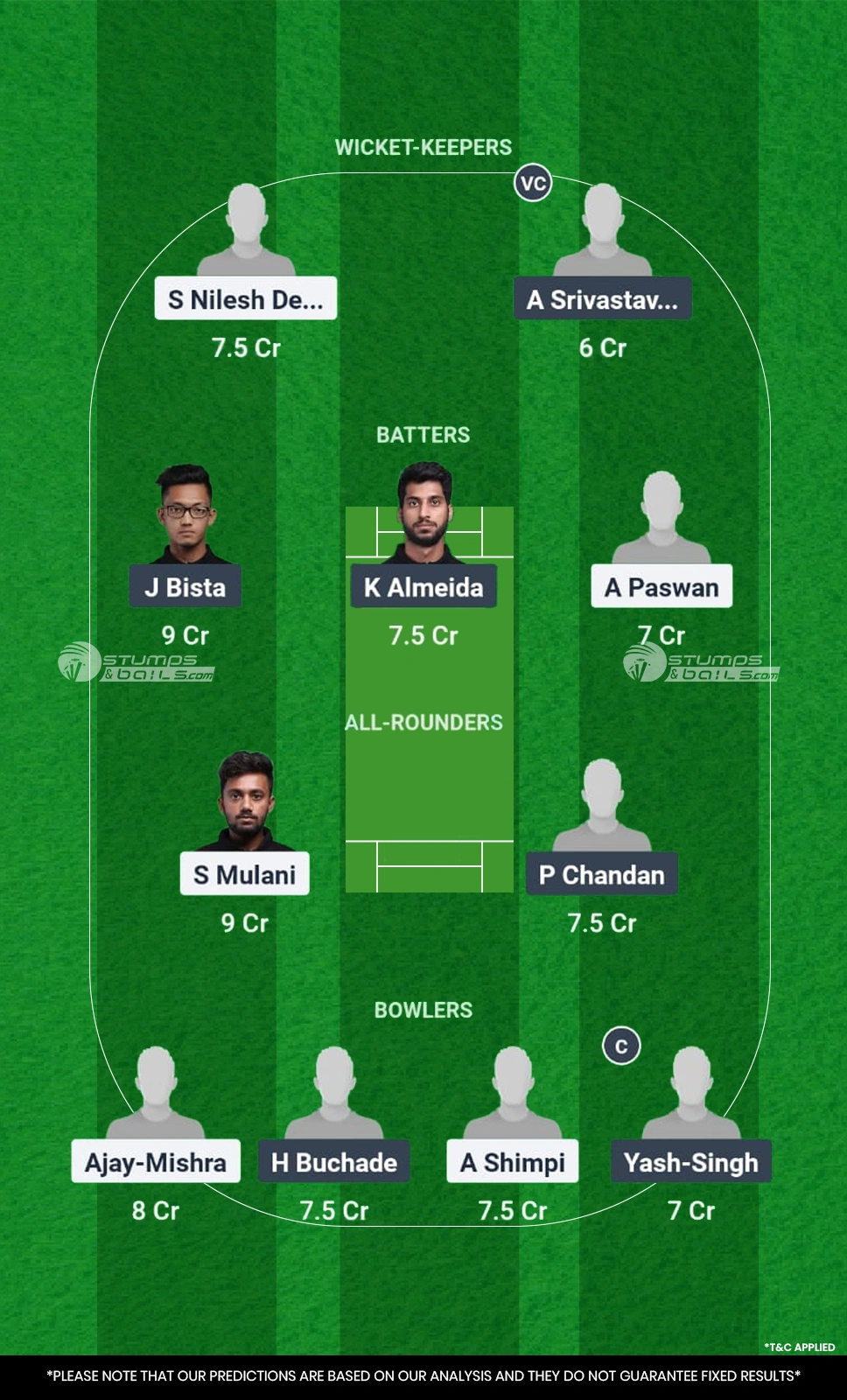 SAS vs AMA 9th Match Dream11 Prediction