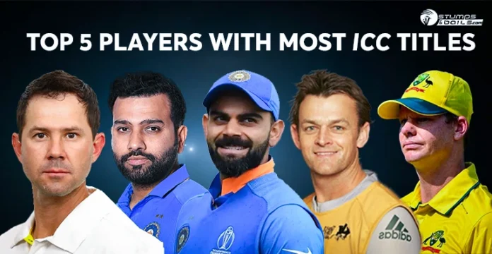Top 5 Players with Most ICC Titles