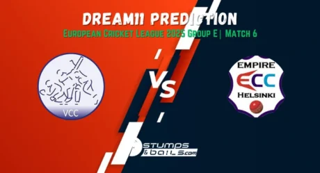 VCC vs ECC Dream11 Prediction for European Cricket League, 2025, Match 6