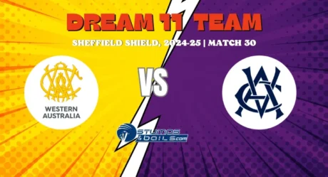 WAU vs VCT Dream11 Prediction, Fantasy Cricket Tips For Sheffield Shield, 2024-25 – Match 30