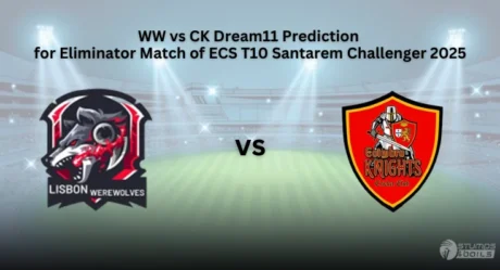WW vs CK Dream11 Prediction for ECS T10 Santarem Challenger 2025, Eliminator Match