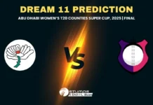 YK-W vs BLA Dream11 Prediction Abu Dhabi T20 Women’s Counties Super Cup 2025 – Final YK-W vs BLA Final Match Dream11 Prediction