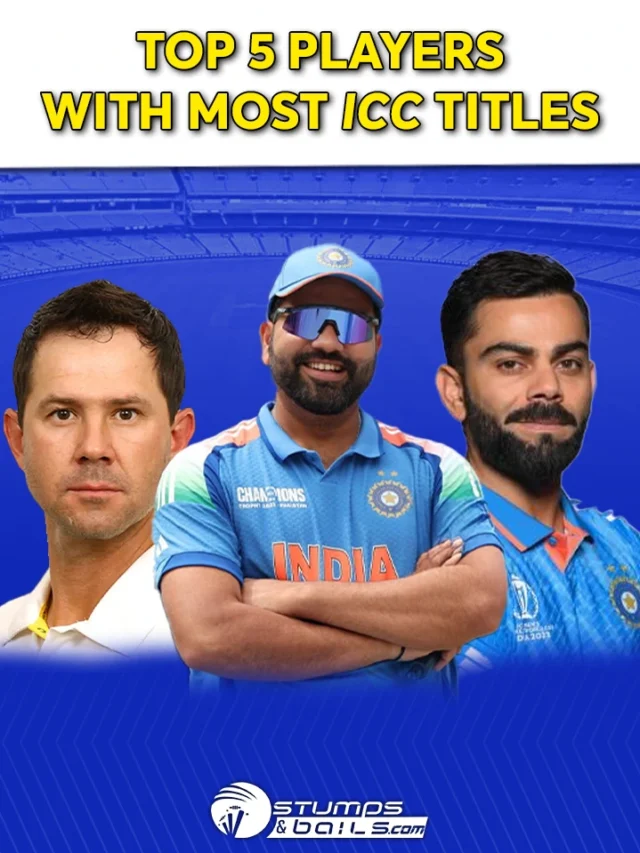 Top 5 Players with Most ICC Titles