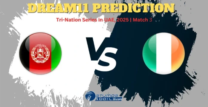 AF-A vs IR-A Dream11 Prediction