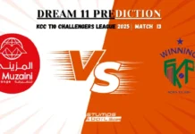ALM vs WFK Dream11 Prediction for KCC T10 Challengers League 2025, Match 13 ALM vs WFK Dream11 Prediction