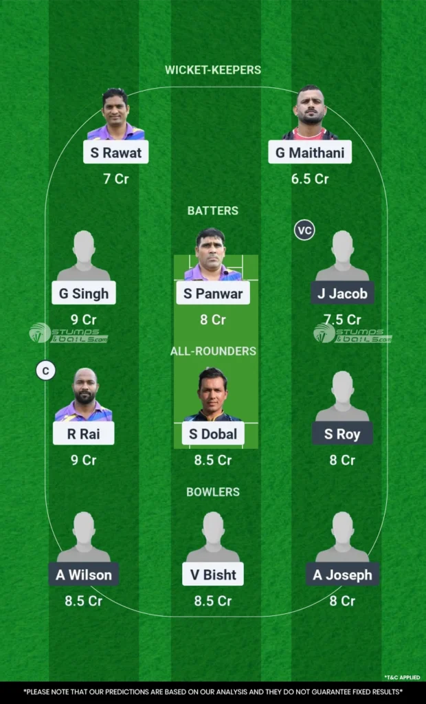 BBL vs GOZ Fantasy Pick Team 2