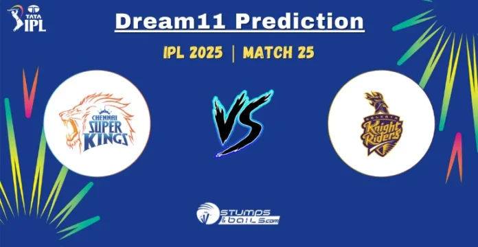 CHE vs KKR Dream11 Prediction Today Match