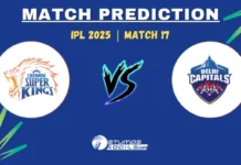 CSK vs DC Match Prediction: A Battle of Consistency vs Aggression CSK vs DC 17th Match Prediction