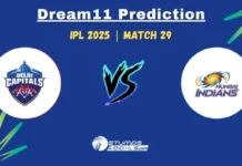 DC vs MI Dream11 Prediction, Playing 11 and Fantasy Cricket Tips for Match 29 IPL 2025 DC vs MI 29th Match Dream11 Prediction