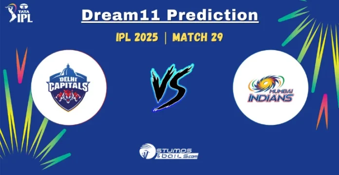 DC vs MI 29th Match Dream11 Prediction