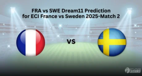 FRA vs SWE Dream11 Prediction, Fantasy Cricket Tips for ECI France vs Sweden 2025-Match 2
