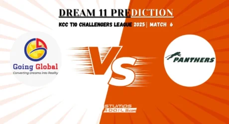 GCL vs KRM Dream11 Prediction for KCC T10 Challengers League 2025, Match 6