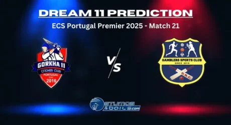 GOR vs GAM Dream11 Prediction European Cricket Series Portugal Premier 2025 – Match 21