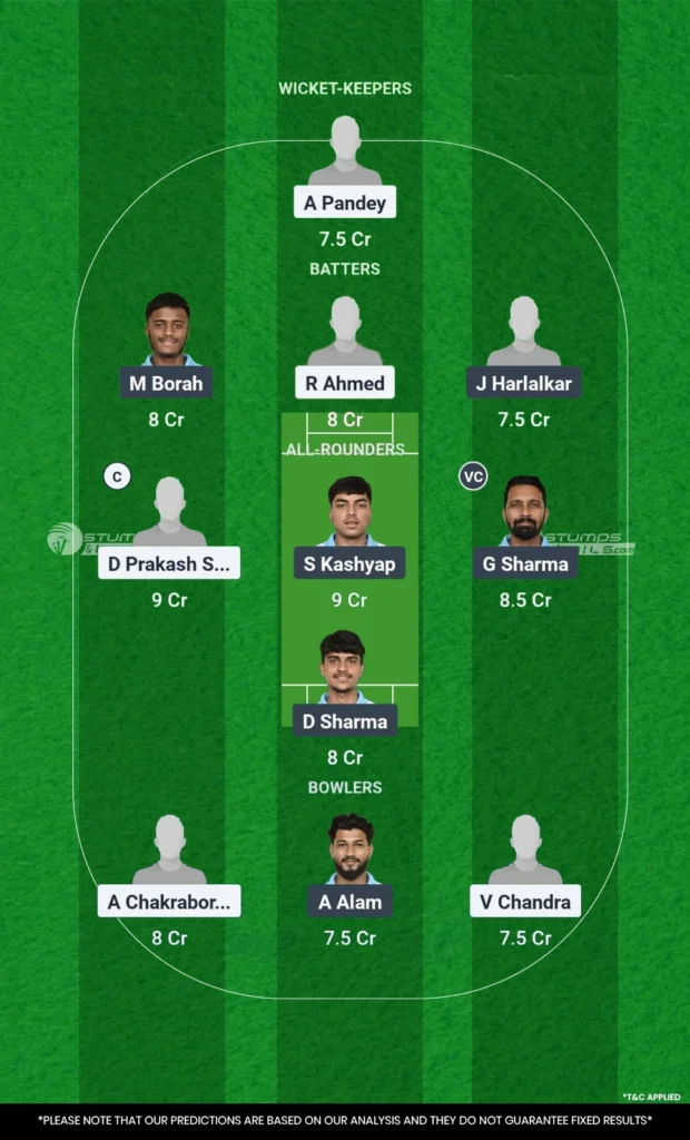 GUC vs GTC Fantasy Picks Team 2