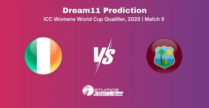 IR-W vs WI-W Dream11 Prediction