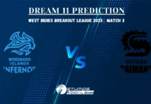 JMT vs LIT Dream11 Prediction for West Indies Breakout League 2025, Match 3 JMT vs LIT 3rd Match Dream11 Prediction
