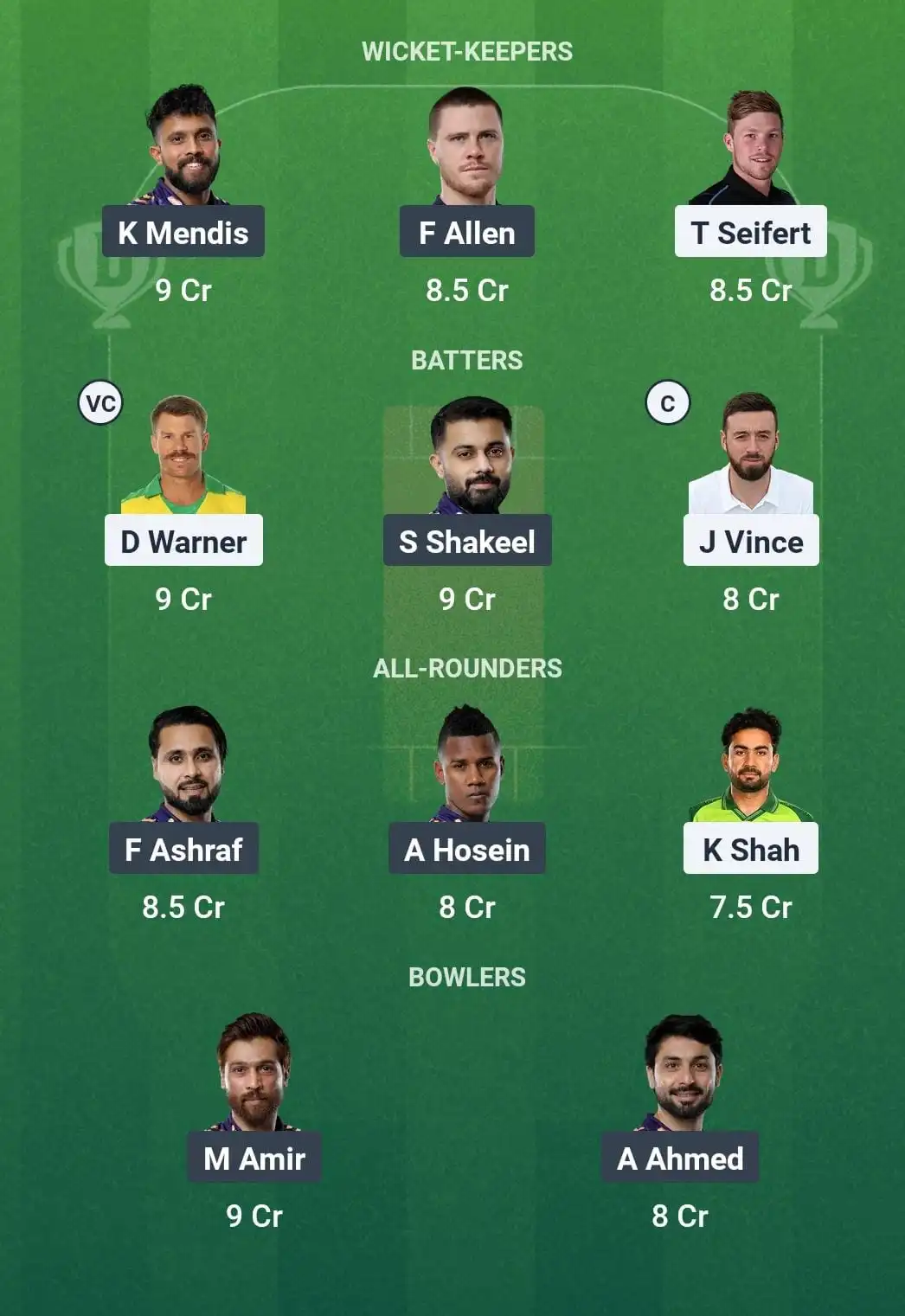 Karachi Kings vs Quetta Gladiators 8th Match Dream11 Prediction
