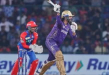 Team hat-trick drama ends KKR innings on high-octane note KKR 1st Innings Update vs DC