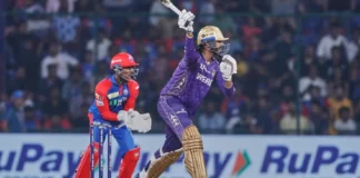 KKR 1st Innings Update vs DC