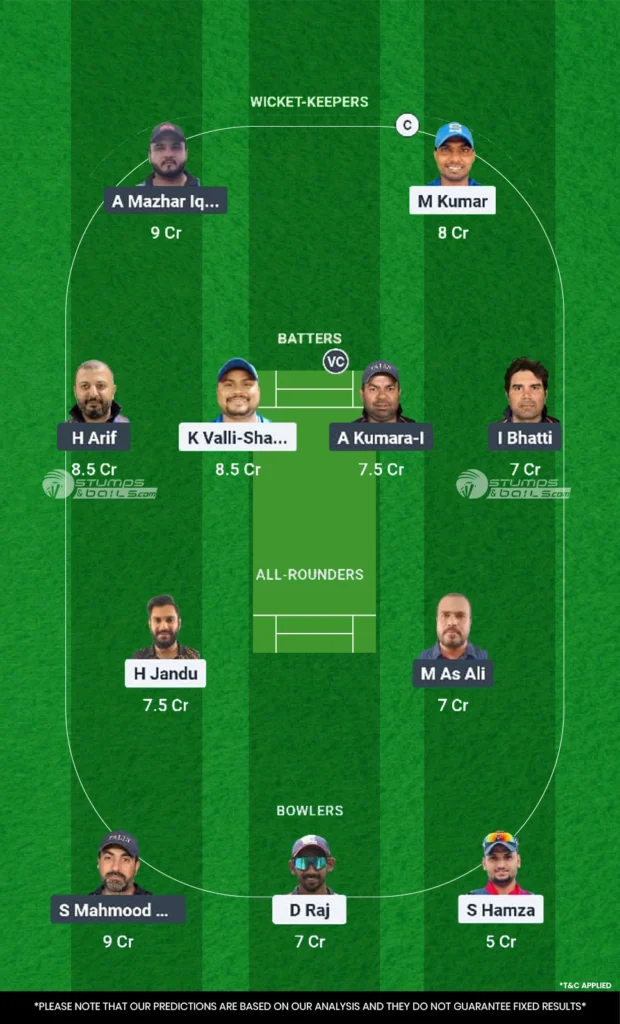 KRM vs TRN Fantasy Picks Team 1