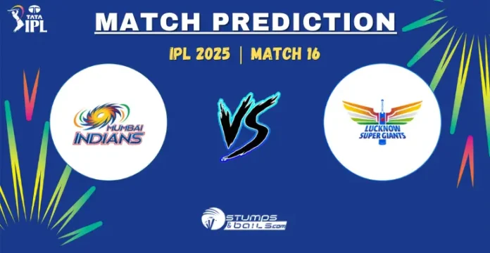LSG vs MI 16th Match Prediction