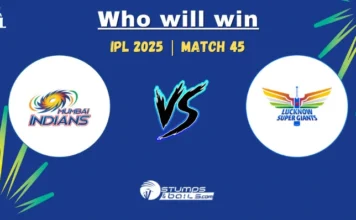 Who will win MI vs LSG 45th Match of IPL 2025 MI vs LSG Match Preview 45th Match