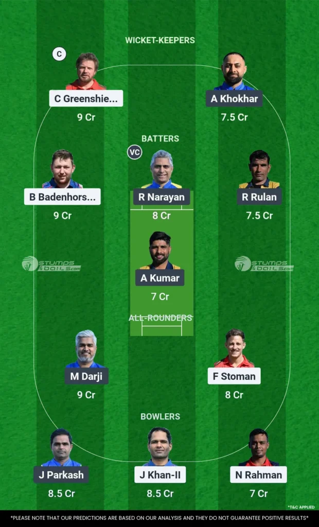 OEI vs GAM Dream11 Prediction