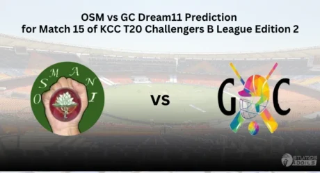 OSM vs GC Dream11 Prediction for Match 15 of KCC T20 Challengers B League Edition 2