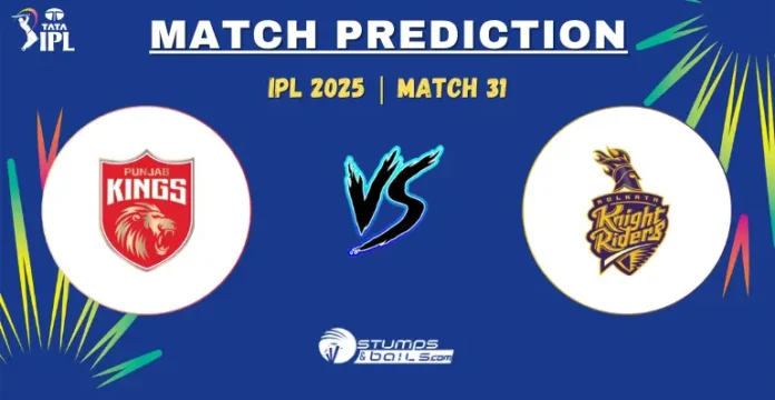 PBKS vs KKR IPL 31st Match Prediction