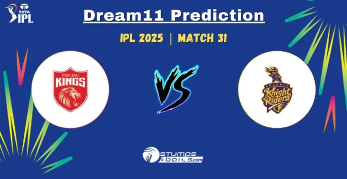 PBKS vs KKR Dream11 Prediction Today Match