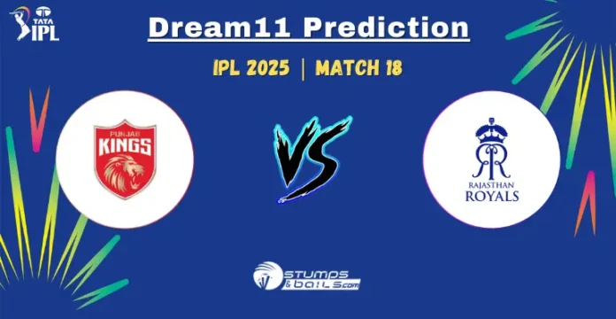 PBKS vs RR Dream11 Prediction 18th Match