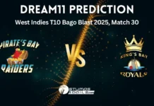 PBR vs KBR Dream11 Prediction Bago T10 Blast 2025 – Match 30 PBR vs KBR 30th Match Dream11 Prediction