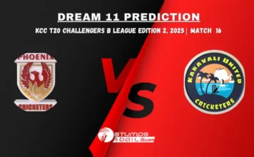 PC vs KUCC Dream11 Prediction KCC T20 Challengers B League Edition 2 2025 Match 16 Fantasy Cricket Picks PC vs KUCC Dream11 Prediction Today Match 16th