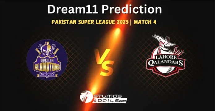 QUE vs LAH 4th Match Dream11 Prediction