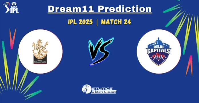 RCB vs DC Dream11 Prediction 24th Match