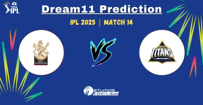 RCB vs GT 14th Match Dream11 Prediction