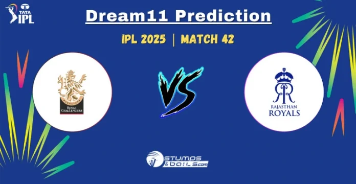 RCB vs RR Fantasy Cricket Tips Today