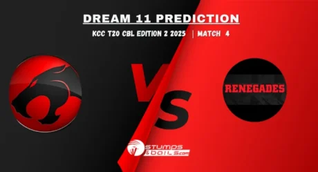 REN vs THU-B Dream11 Prediction KCC T20 Challengers B League Edition 2 2025 Match 4 Fantasy Cricket Picks