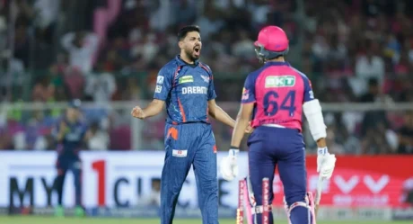 Avesh Khan Emerges as Last-Minute Hero in LSG’s Thrilling Victory Over RR