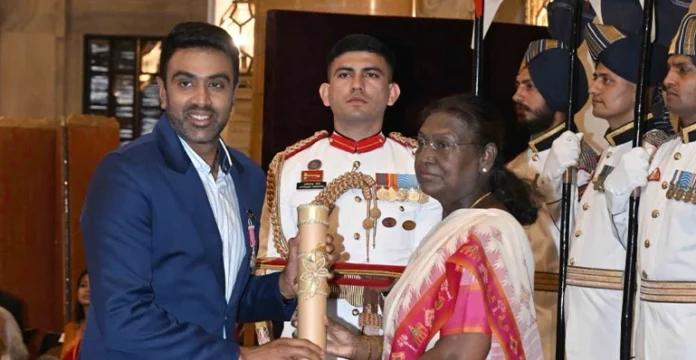 Ravichandran Ashwin Padma Shri Award 2025