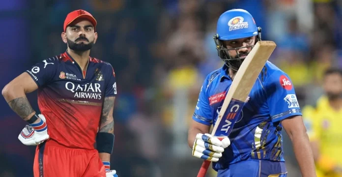 Rohit Sharma vs Virat Kohli performances in IPL 2025