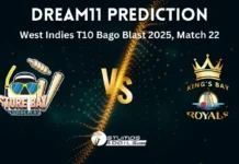 SBS vs KBR Dream11 Prediction: Bago T10 Blast Match 22 Fantasy Cricket Picks SBS vs KBR Match 22 Dream11 Prediction